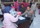 Polres Blitar Kota Gelar Kegiatan Kesehatan yang Bermanfaat bagi Warga